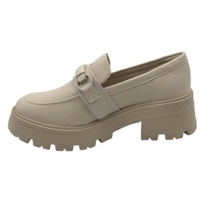 Sapato Mocassim Dakota Tratorado Bege 5963