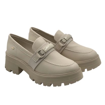 Sapato Mocassim Dakota Tratorado Bege 5963