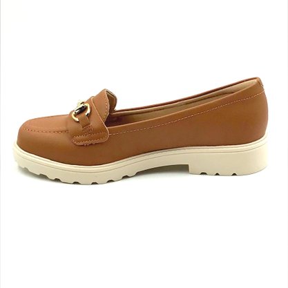 Sapato Mocassim Modare Tratorado Camel 7357106