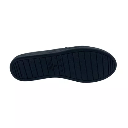 Sapato Mocassim Feminino Sua Cia Preto 16468 com Laço
