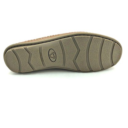 Sapato Mocassim Vudalfor Couro Natural Brown 3350