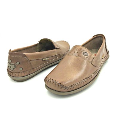 Sapato Mocassim Vudalfor Couro Natural Brown 3366