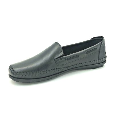 Sapato Mocassim Vudalfor Couro Preto 3331