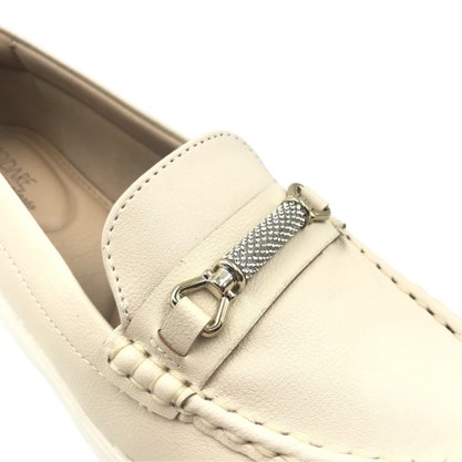 Sapato Modare Mocassim Tratorado Bege 7397102