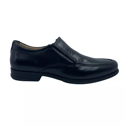 Sapato Pegada Amortech 123464 Couro Social Preto