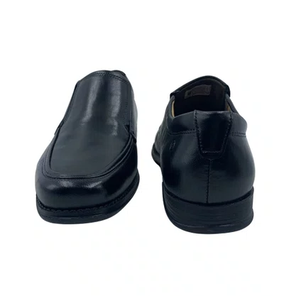 Sapato Pegada Amortech 123464 Couro Social Preto