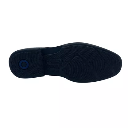 Sapato Pegada Amortech 123464 Couro Social Preto