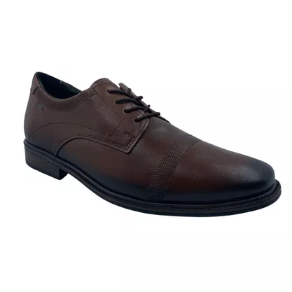 Sapato Pegada Amortech 126311 Couro Social Marrom
