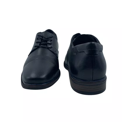 Sapato Pegada Amortech 126311 Couro Social Preto