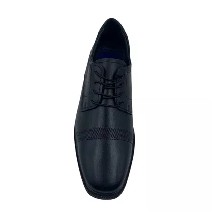Sapato Pegada Amortech 126311 Couro Social Preto