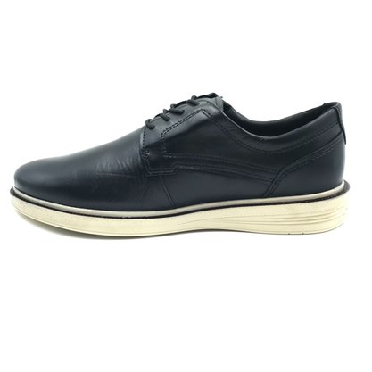 Sapato Pegada Casual Couro com Elástico Preto 126101