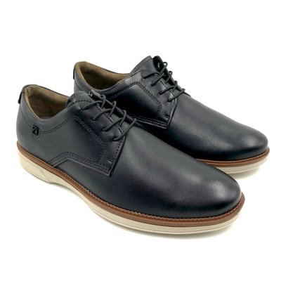 Sapato Pegada Casual Couro com Elástico Preto 126701