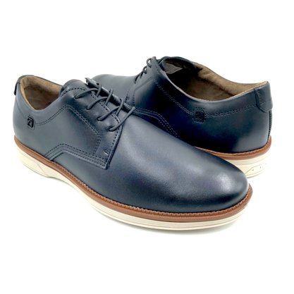 Sapato Pegada Casual Couro com Elástico Preto 126701