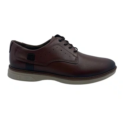 Sapato Pegada Couro Casual Marrom 126708