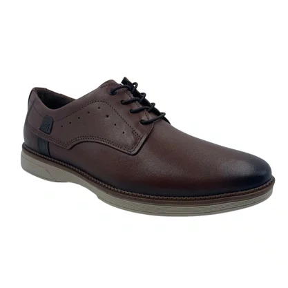 Sapato Pegada Couro Casual Marrom 126708