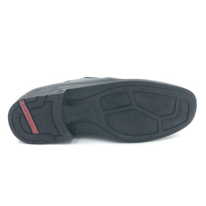 Sapato Pegada Couro Natural Preto 22101