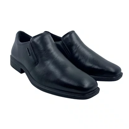 Sapato Pegada Couro Social Preto 124778