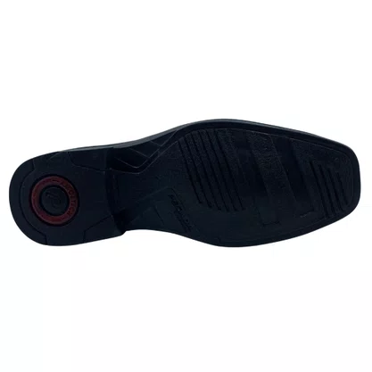 Sapato Pegada Couro Social Preto 124778
