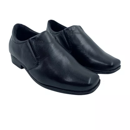 Sapato Pegada Infantil Social Couro Preto 322318