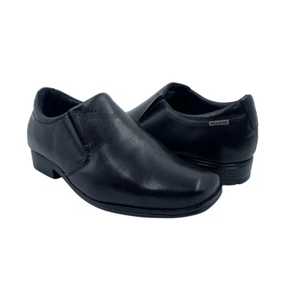 Sapato Pegada Infantil Social Couro Preto 322318