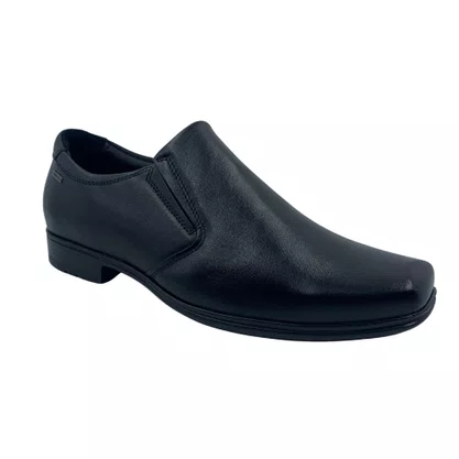Sapato Pegada Levitech 122330 Couro Preto Social