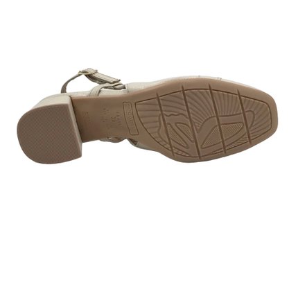 Sapato Piccadilly Salto Baixo Off White 748025