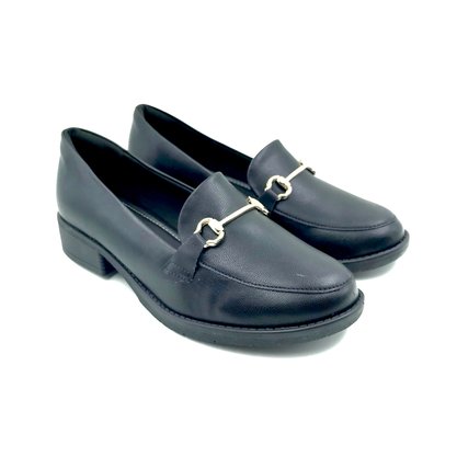 Sapato Piccadilly Mocassim com Enfeite Preto 653001