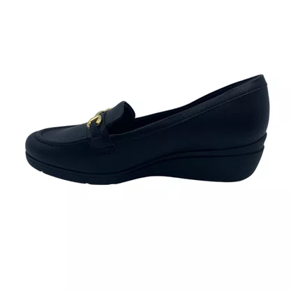 Sapato Piccadilly Mocassim Maxi Preto 117126
