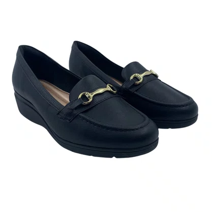 Sapato Piccadilly Mocassim Maxi Preto 117126