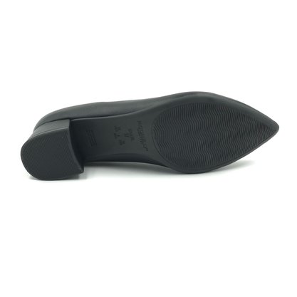 Sapato Piccadilly Scarpin Salto Bloco Preto 739015