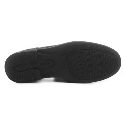 Sapato Rafarillo Preto Conforto Couro 9602
