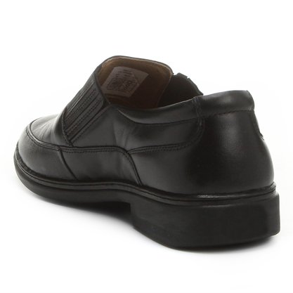 Sapato Rafarillo Preto Conforto Couro 9602