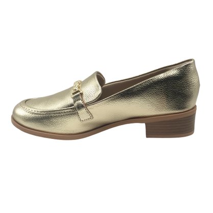Sapato Ramarim Mocassim com Corrente Dourado 2416101