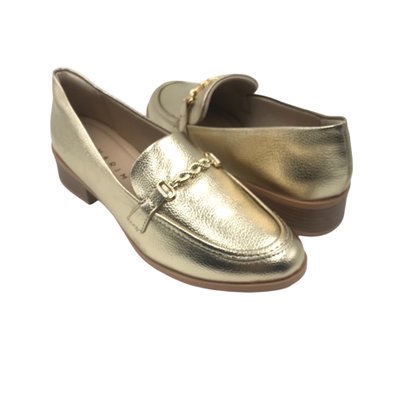Sapato Ramarim Mocassim com Corrente Dourado 2416101