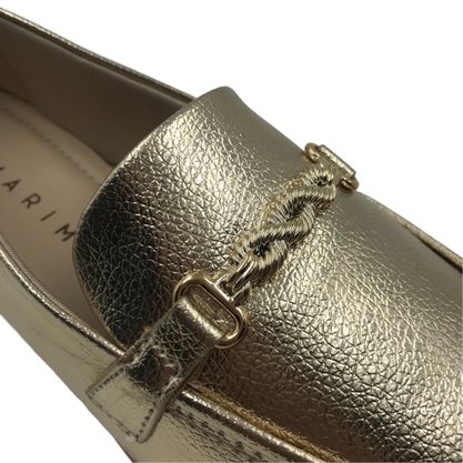Sapato Ramarim Mocassim com Corrente Dourado 2416101
