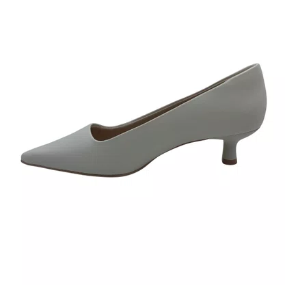 Sapato Ramarim Scarpin Salto Baixo Off White 2515101