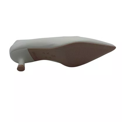 Sapato Ramarim Scarpin Salto Baixo Off White 2515101