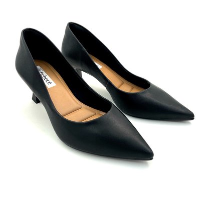 Sapato Scarpin Bebecê Preto Bico Fino 3814165