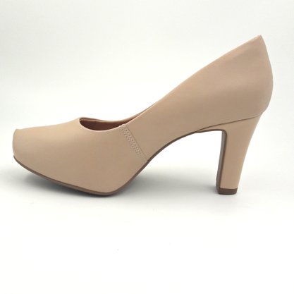 Sapato Scarpin Nude Ramarim Meia Pata 1998102