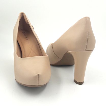 Sapato Scarpin Nude Ramarim Meia Pata 1998102