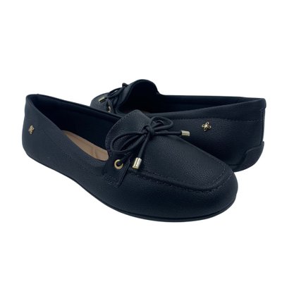Sapato Softli Mocassim com Laço Preto 10009