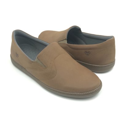 Sapato Vudalfor Mocassim Couro Bege 3036