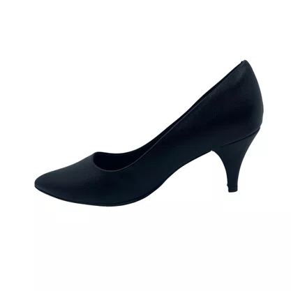 Scarpin Piccadilly Preto 745035 Salto Médio