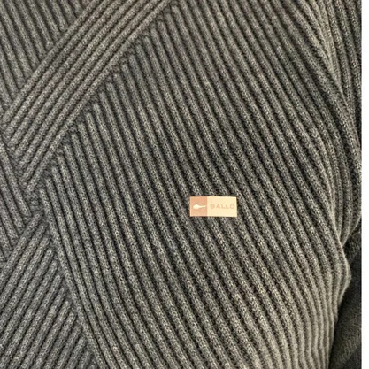 Suéter Sallo Tricô Confort Preto 8113