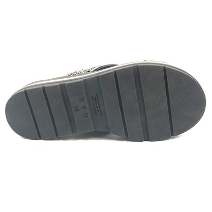 Tamanco Bebecê Flat Form com Enfeite Preto 2230406