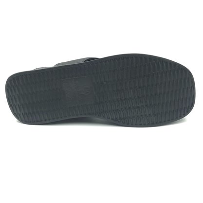 Tamanco Beira Rio Anabela com Enfeite Preto 8530104