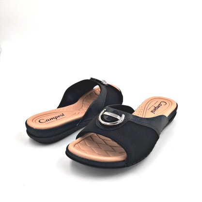 Tamanco Campesi Anabela Joanete Preto 8201