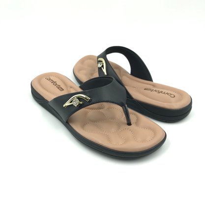 Tamanco Comfortflex com Detalhe Preto 2480403
