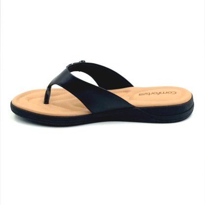 Tamanco Comfortflex com Fivela Preto 2380402