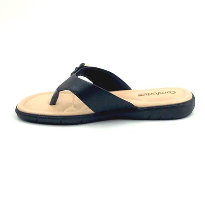 Tamanco Comfortflex Preto com Corrente 2380302